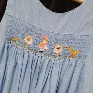 Amanda Remembered "Little Bo Peep" Smocked Dress